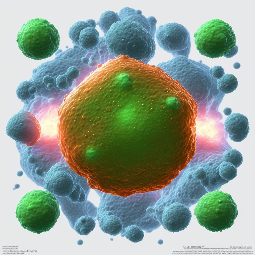 Nodular lymphocyte predominant Hodgkin lymphoma, lymph nodes of axilla and upper limb digital illustration