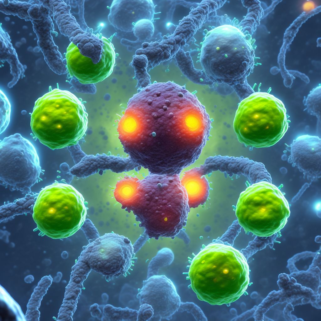 Lymphocyte depleted Hodgkin lymphoma, extranodal and solid organ sites digital illustration