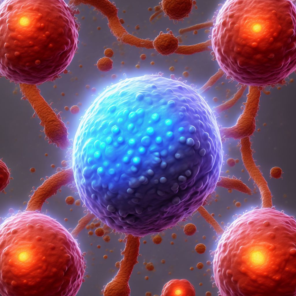 Lymphocyte-rich Hodgkin lymphoma, extranodal and solid organ sites digital illustration