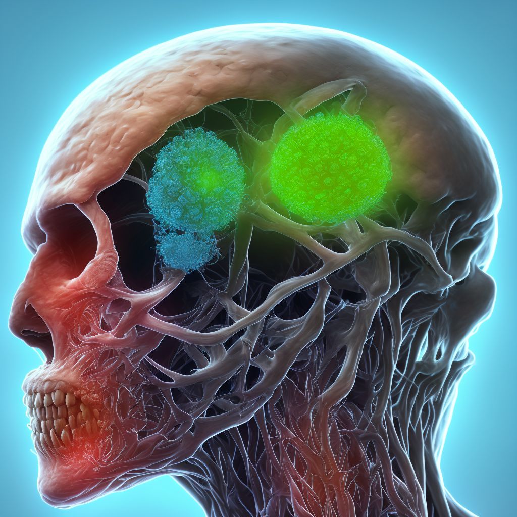 Cutaneous follicle center lymphoma, lymph nodes of inguinal region and lower limb digital illustration