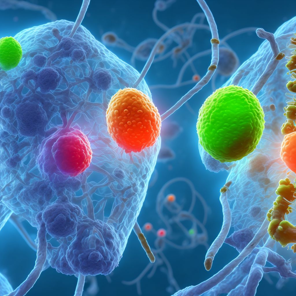 Diffuse large B-cell lymphoma, lymph nodes of axilla and upper limb digital illustration