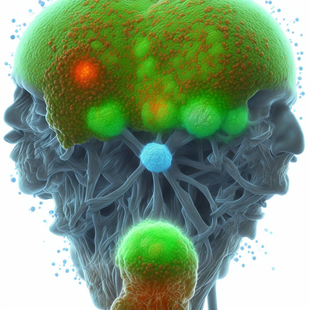 Mycosis fungoides, lymph nodes of multiple sites digital illustration