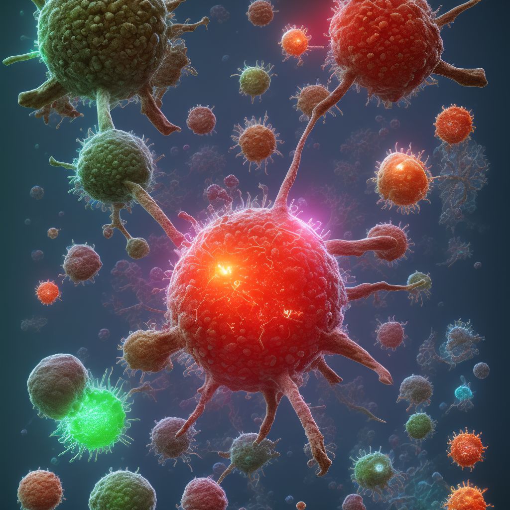 Sezary disease, extranodal and solid organ sites digital illustration