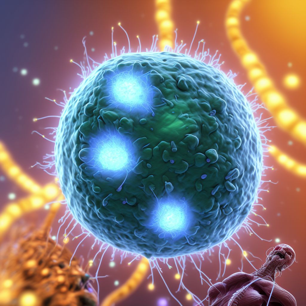 Peripheral T-cell lymphoma, not elsewhere classified, lymph nodes of inguinal region and lower limb digital illustration