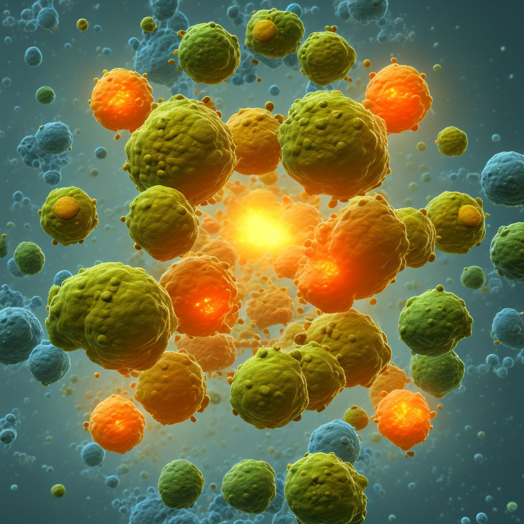 Peripheral T-cell lymphoma, not eslewhere classified, lymph nodes of multiple sites digital illustration