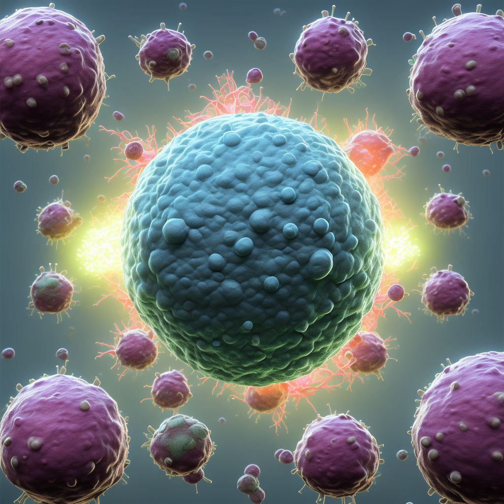 Peripheral T-cell lymphoma, not elsewhere classified, extranodal and solid organ sites digital illustration