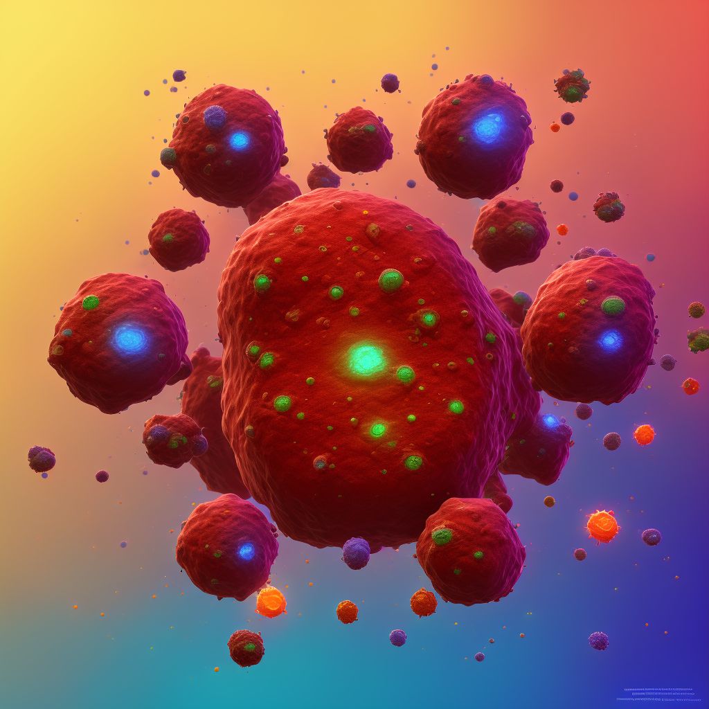 Anaplastic large cell lymphoma, ALK-positive, unspecified site digital illustration