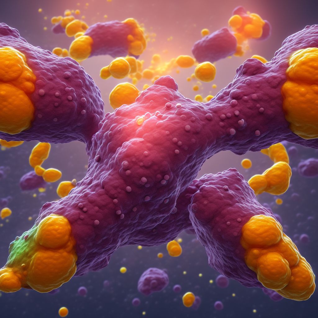 Anaplastic large cell lymphoma, ALK-negative, lymph nodes of multiple sites digital illustration