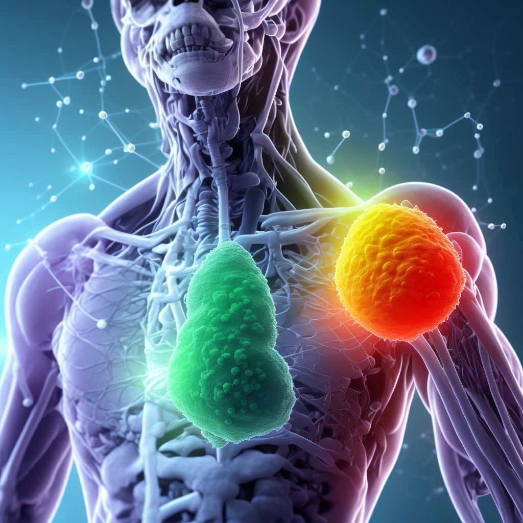 Mature T/NK-cell lymphomas, unspecified, unspecified site digital illustration