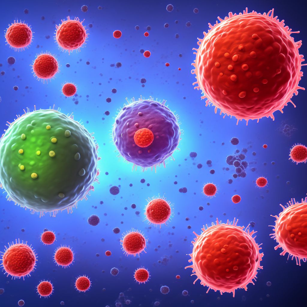 Mature T/NK-cell lymphomas, unspecified, extranodal and solid organ sites digital illustration