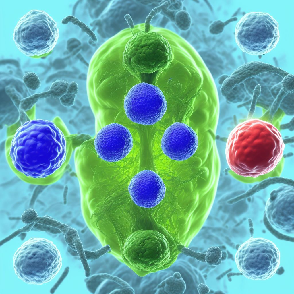 Other mature T/NK-cell lymphomas, lymph nodes of head, face, and neck digital illustration