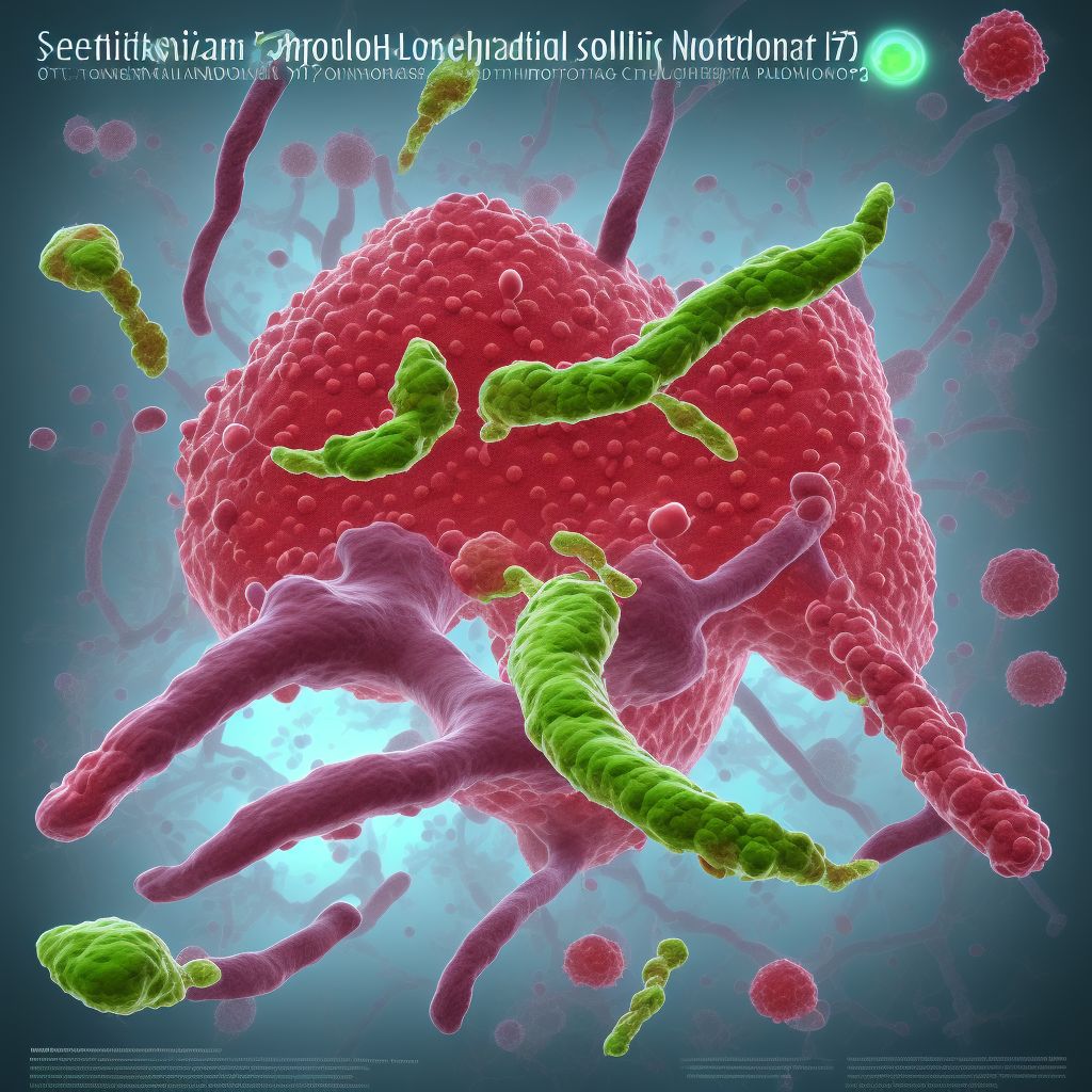 Other specified types of non-Hodgkin lymphoma, extranodal and solid organ sites digital illustration