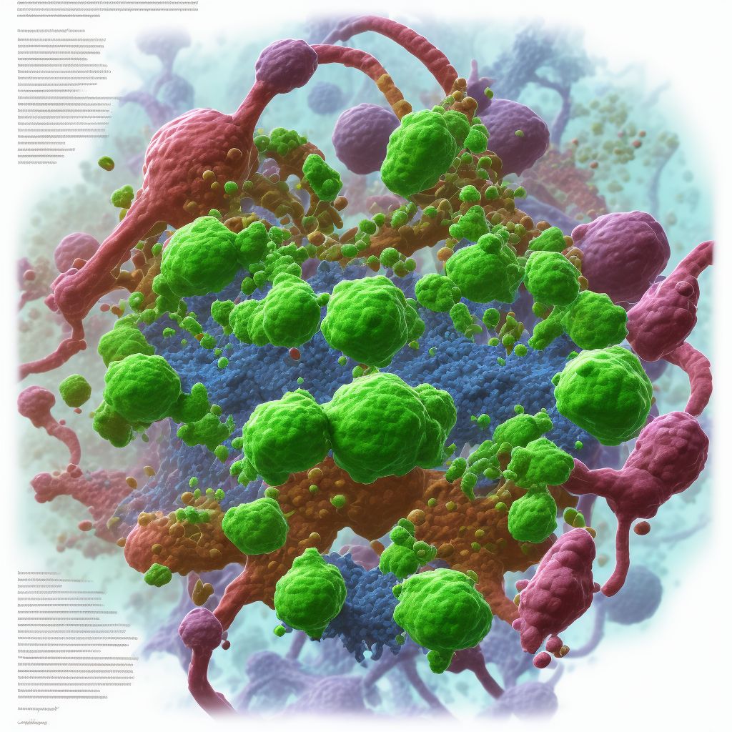 Non-Hodgkin lymphoma, unspecified, extranodal and solid organ sites digital illustration