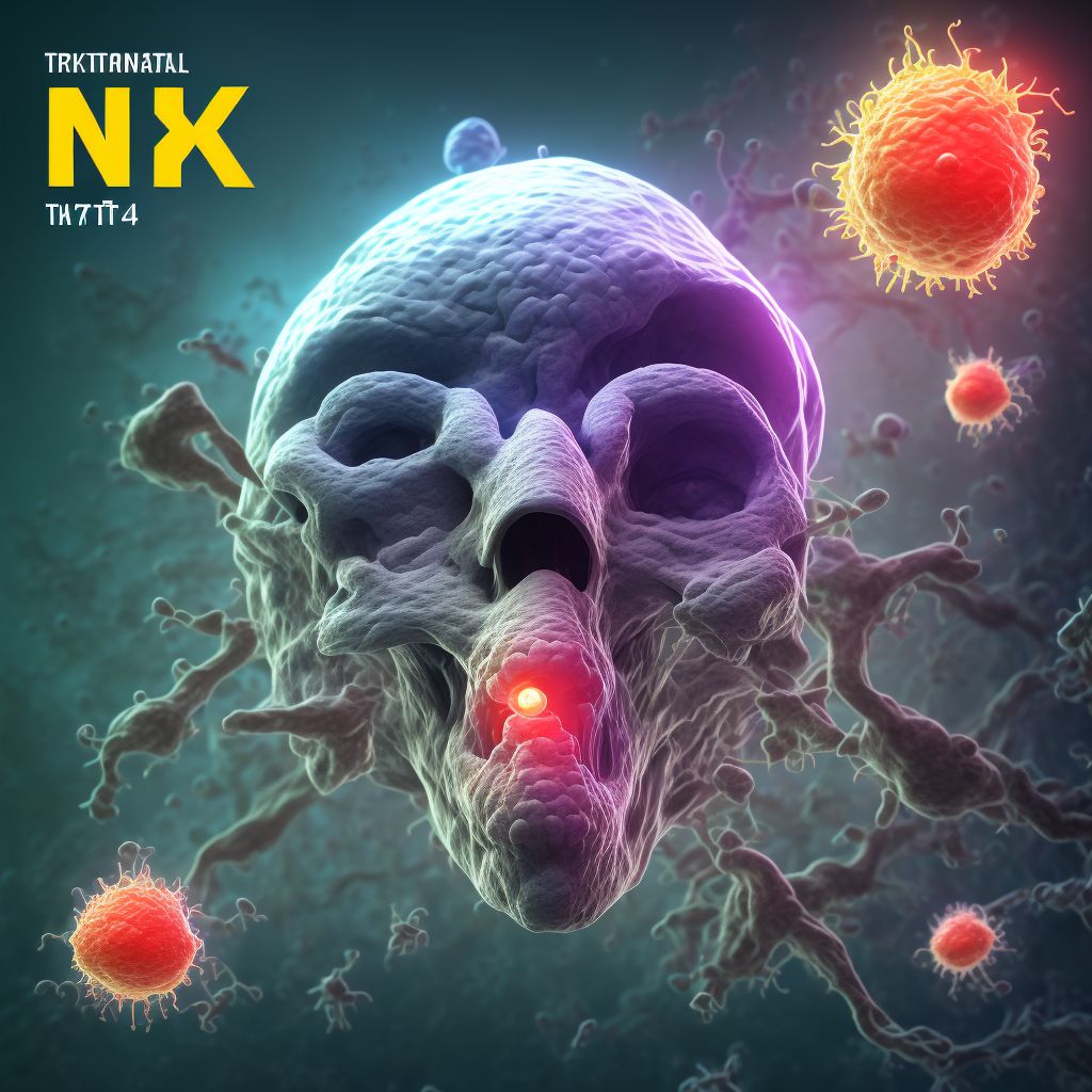 Extranodal NK/T-cell lymphoma, nasal type digital illustration