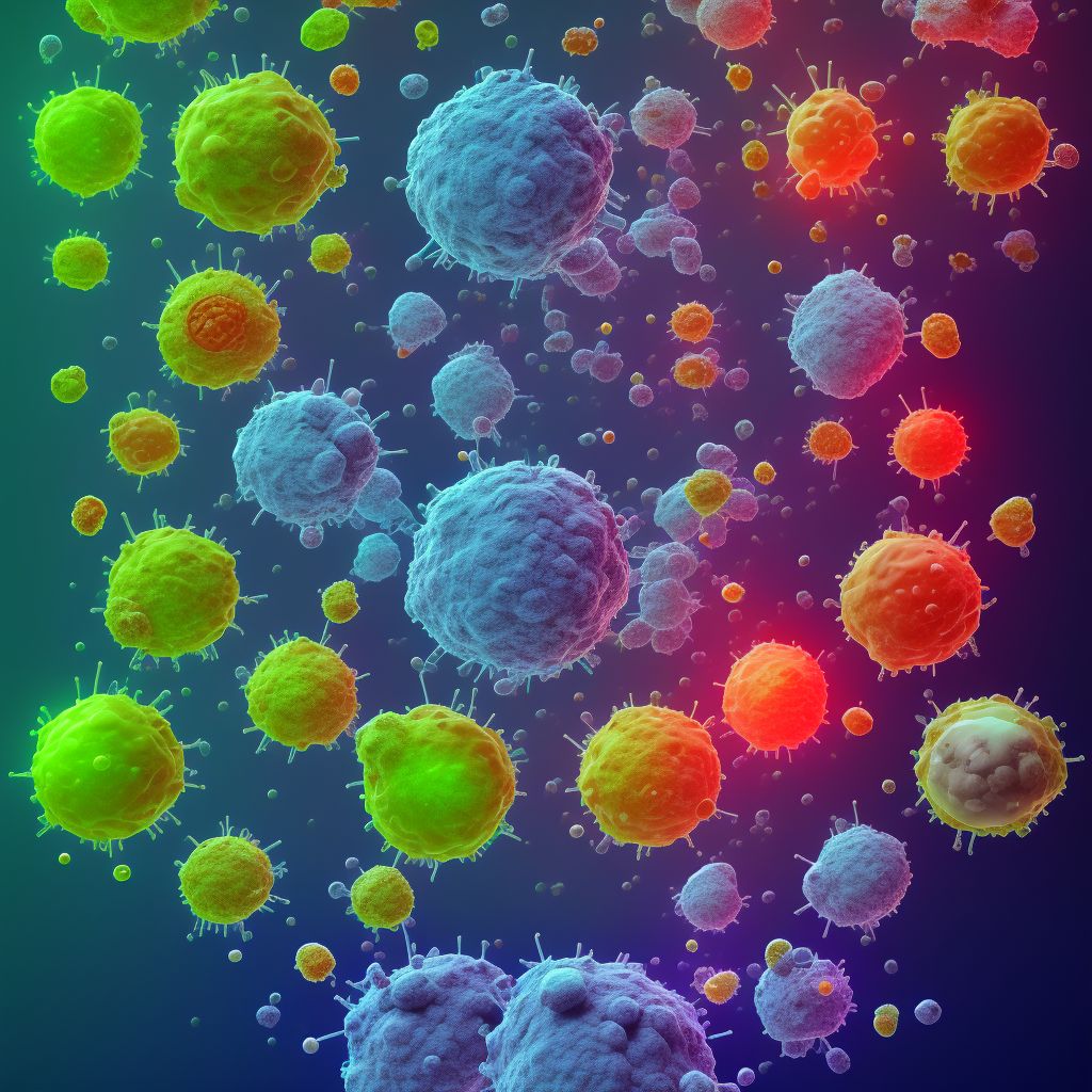 Subcutaneous panniculitis-like T-cell lymphoma digital illustration