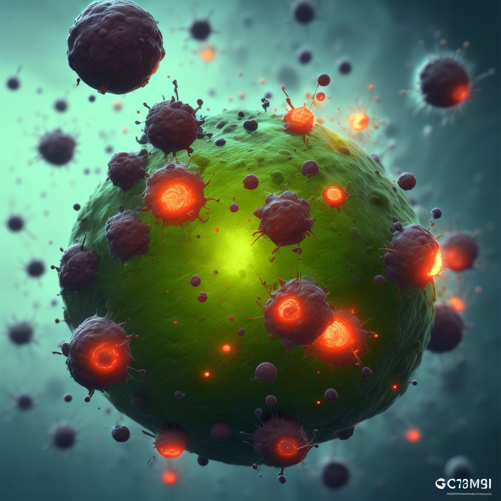 Primary cutaneous CD30-positive T-cell proliferations digital illustration