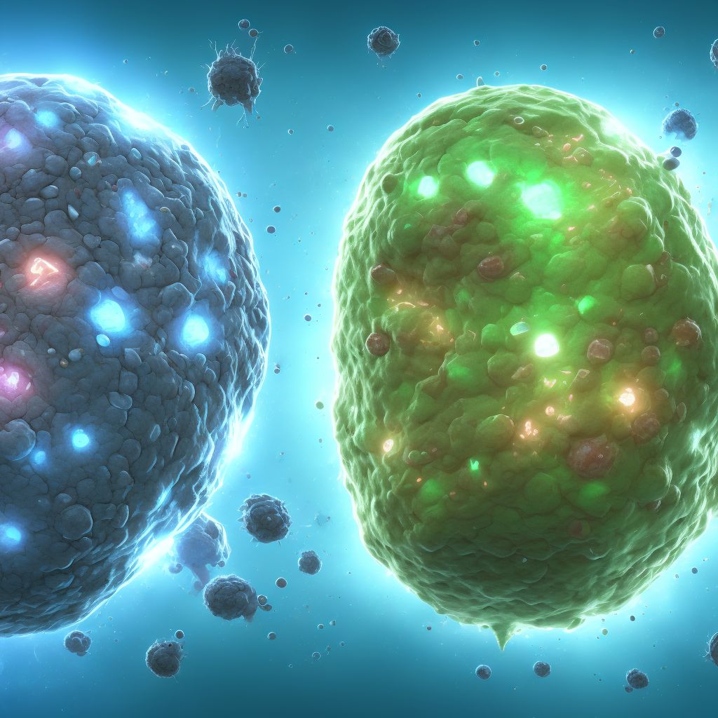 Extramedullary plasmacytoma in relapse digital illustration