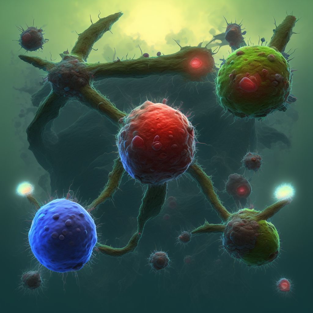 Atypical chronic myeloid leukemia, BCR/ABL-negative, in relapse digital illustration