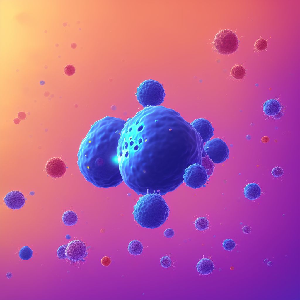 Acute monoblastic/monocytic leukemia, in relapse digital illustration