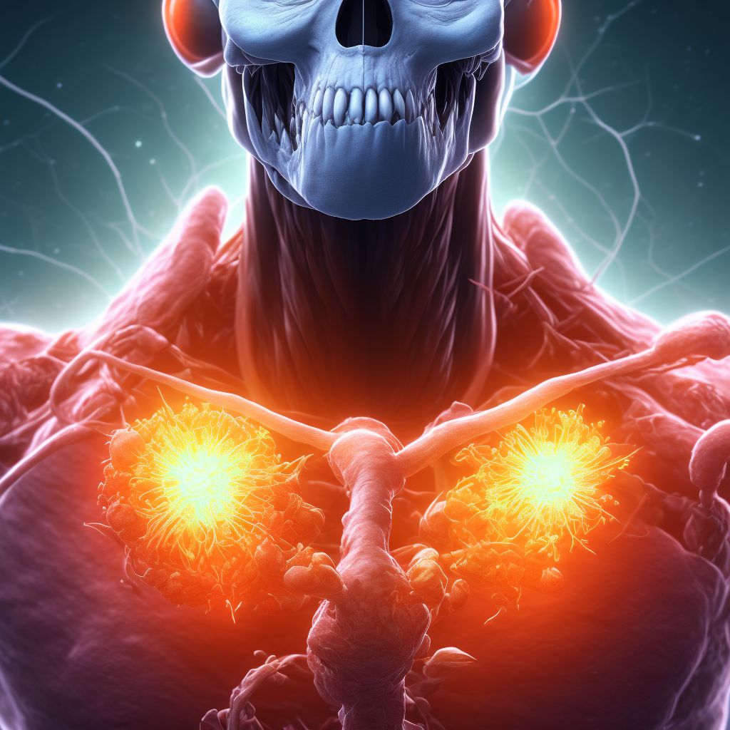 Acute panmyelosis with myelofibrosis, in remission digital illustration