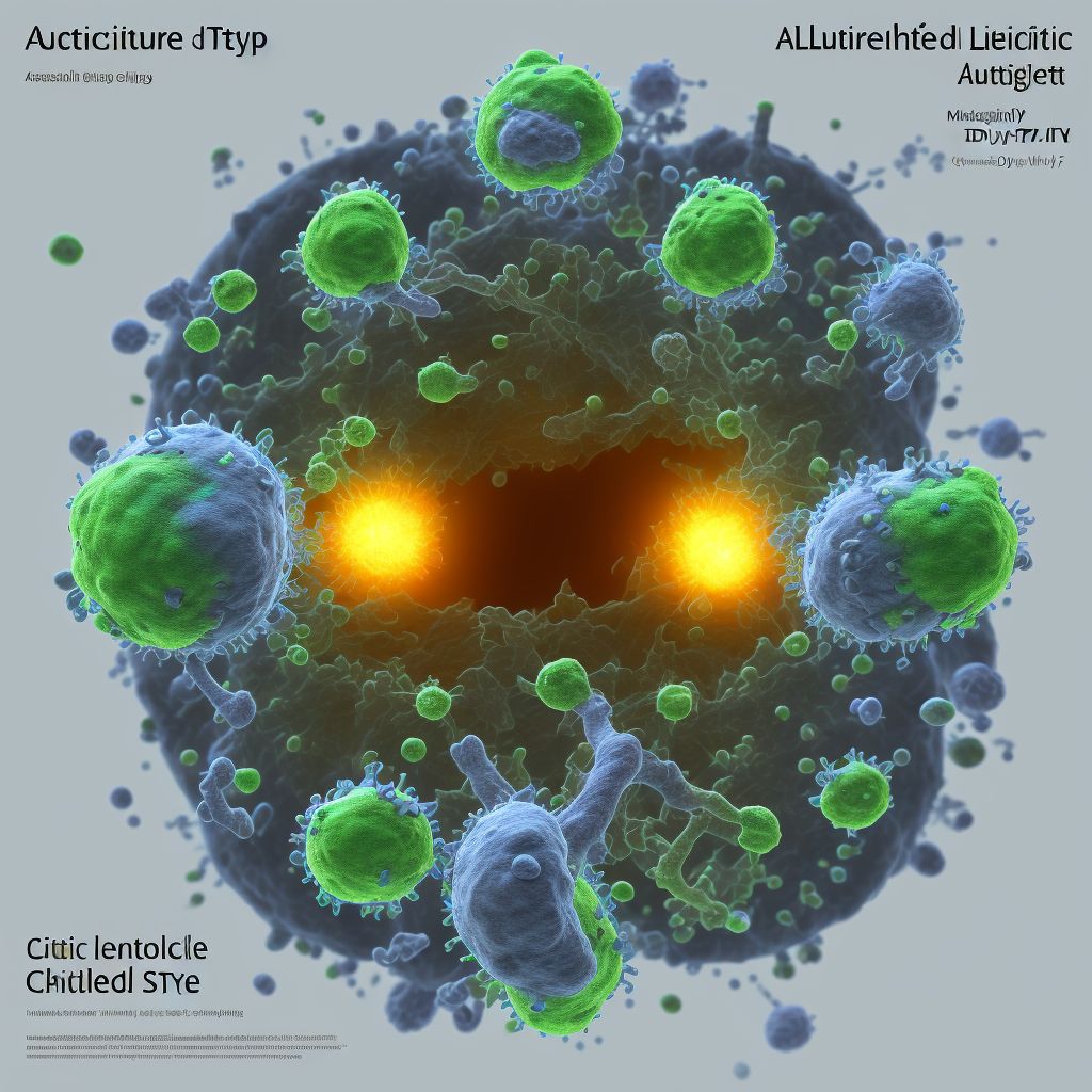 Acute leukemia of unspecified cell type, in remission digital illustration