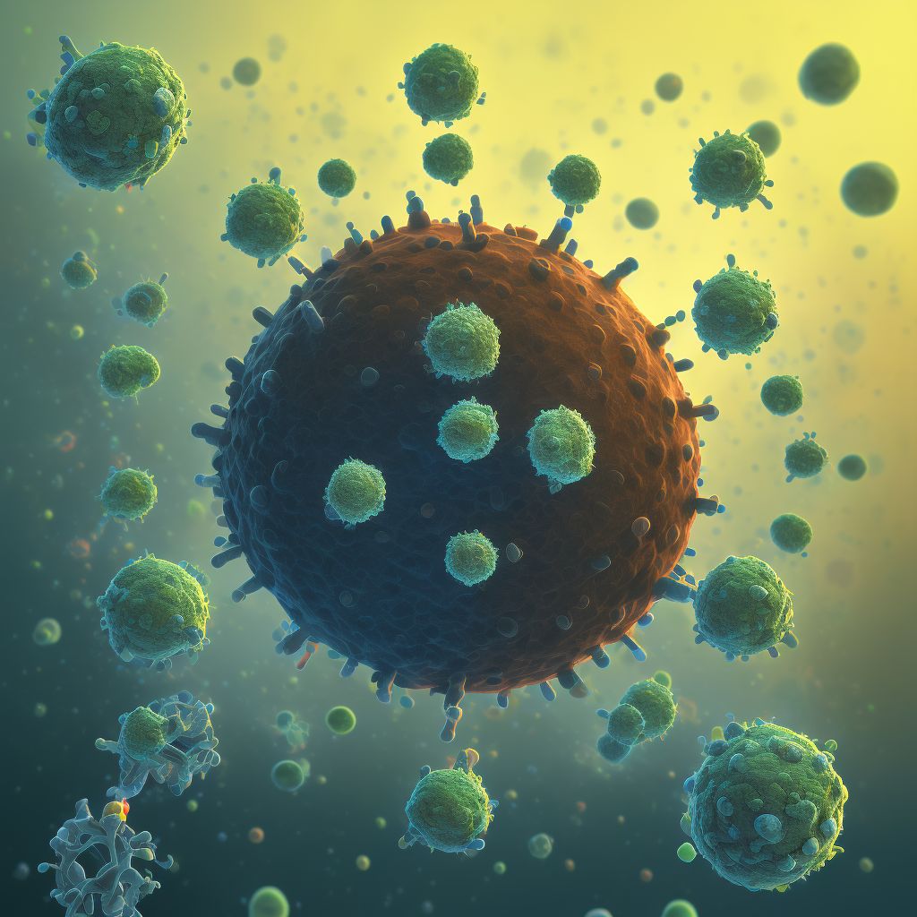 Acute leukemia of unspecified cell type, in relapse digital illustration