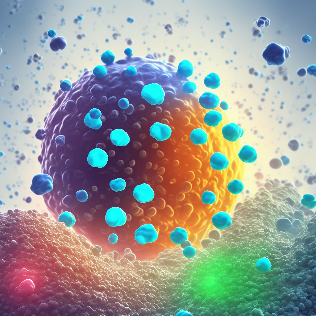 Chronic leukemia of unspecified cell type, in relapse digital illustration