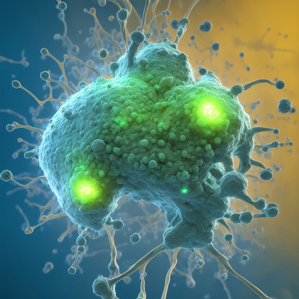 Sarcoma of dendritic cells (accessory cells) digital illustration