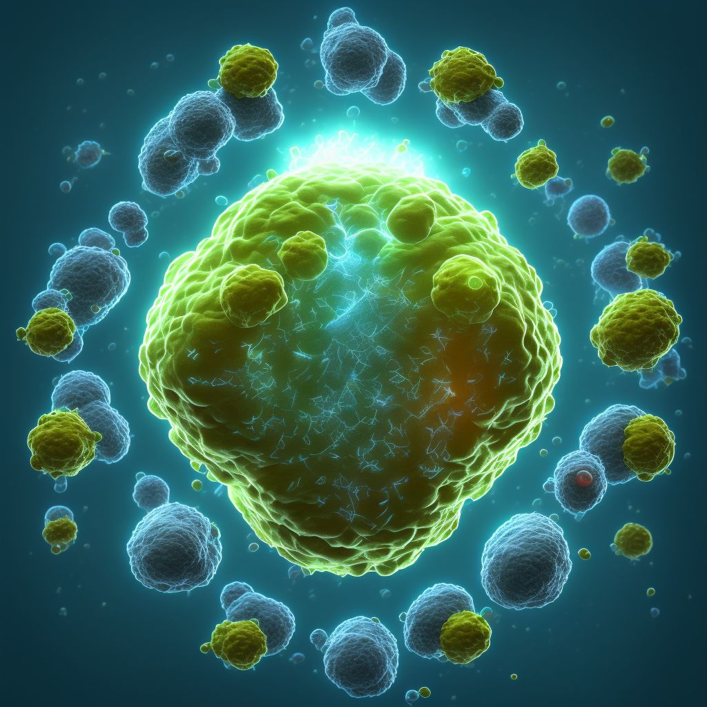 Unifocal Langerhans-cell histiocytosis digital illustration