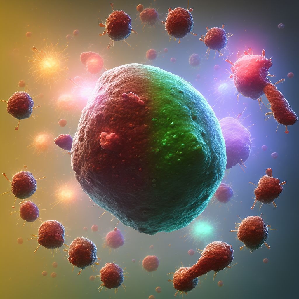 Other specified malignant neoplasms of lymphoid, hematopoietic and related tissue digital illustration