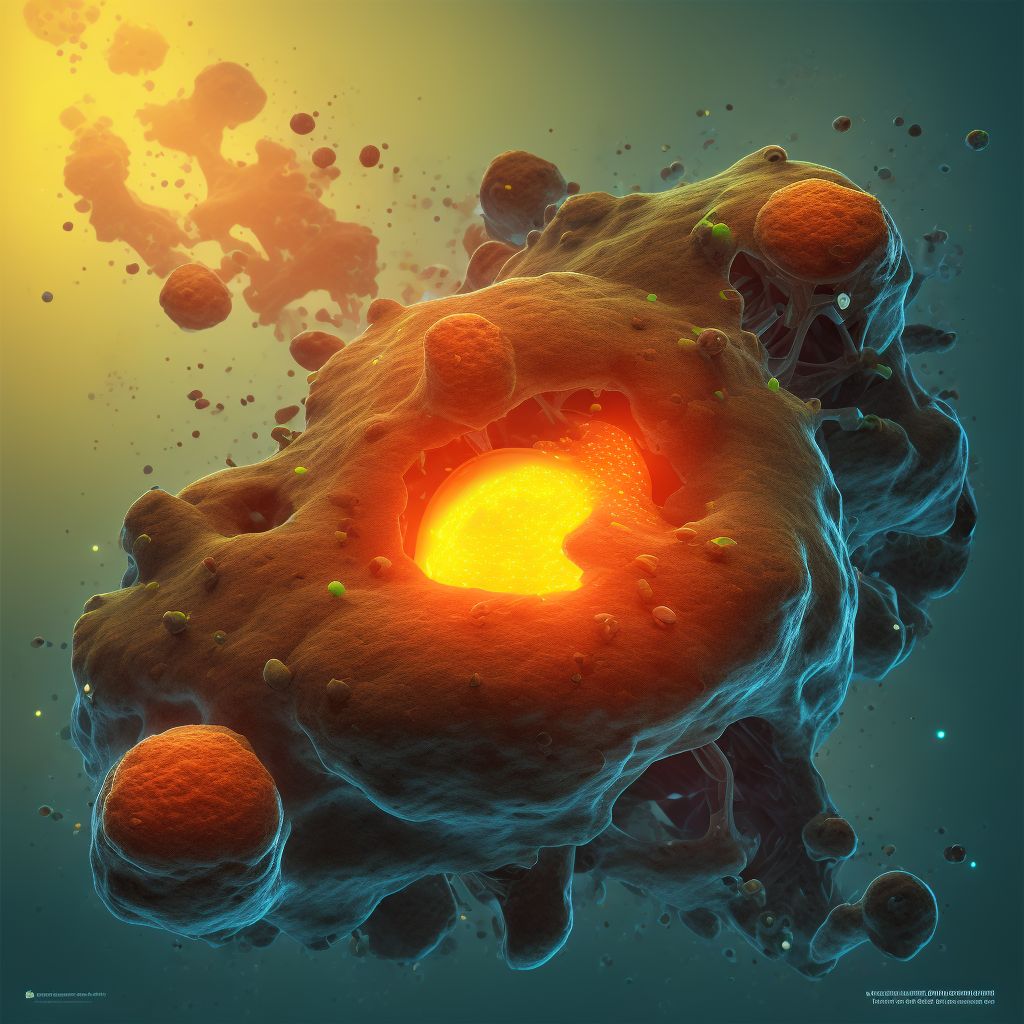 Carcinoma in situ of buccal mucosa digital illustration