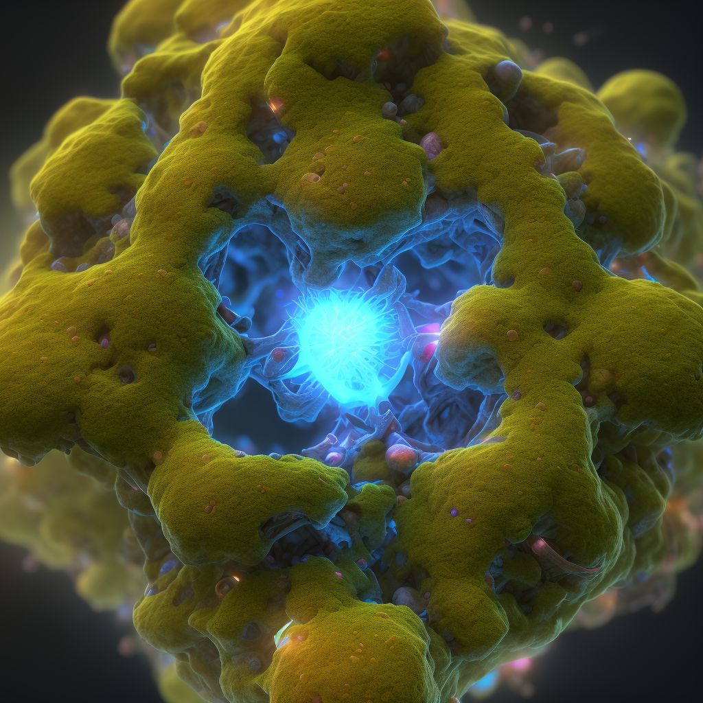 Carcinoma in situ of rectosigmoid junction digital illustration