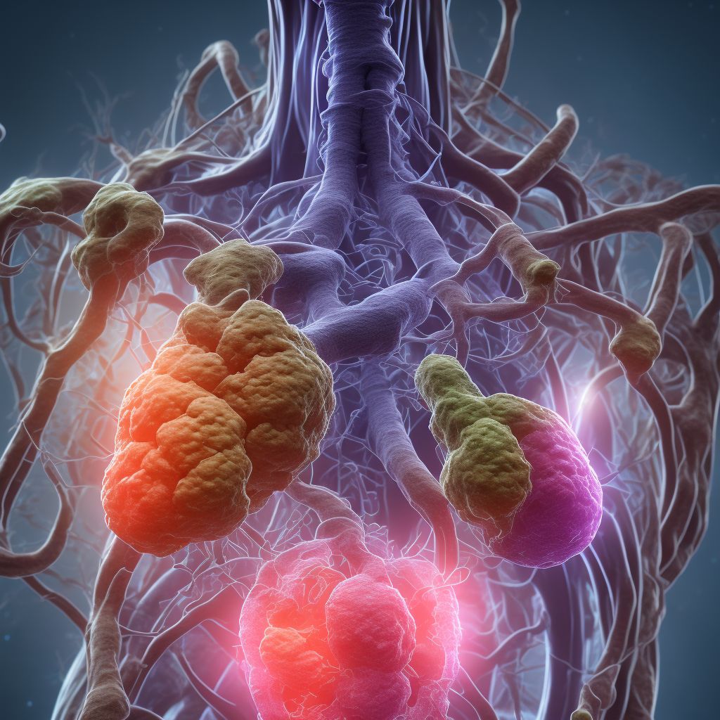 Carcinoma in situ of unspecified part of intestine digital illustration