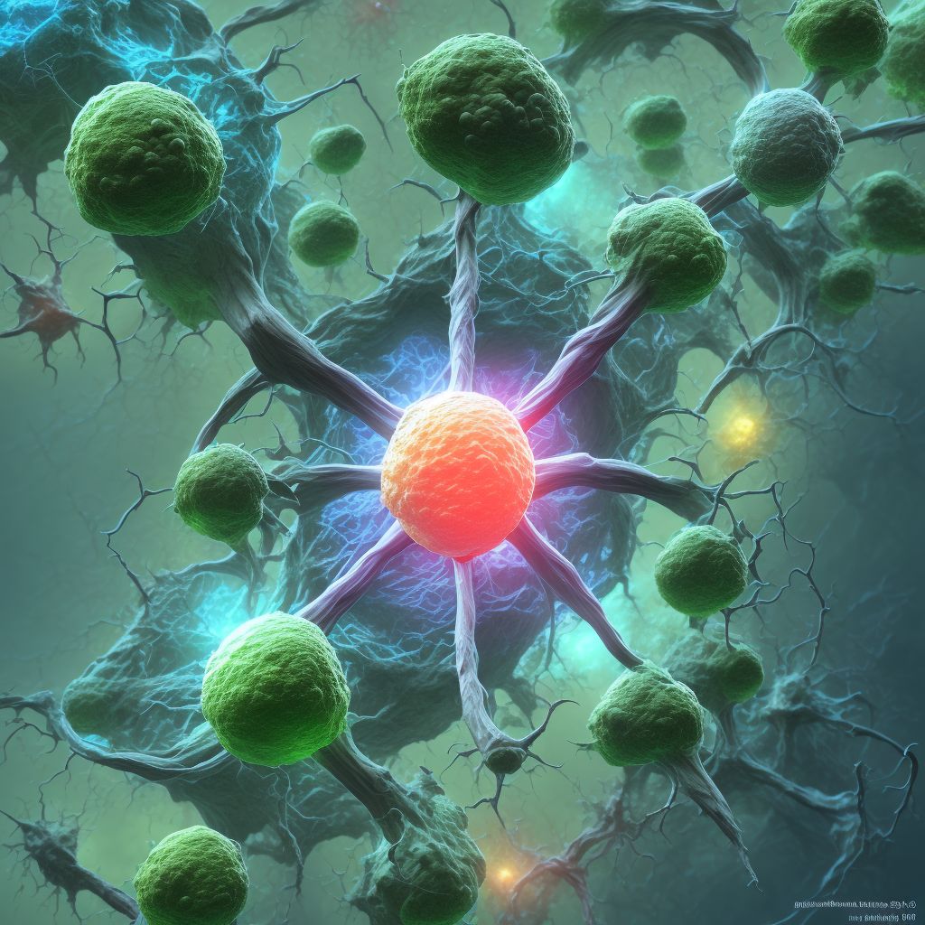 Carcinoma in situ of liver, gallbladder and bile ducts digital illustration