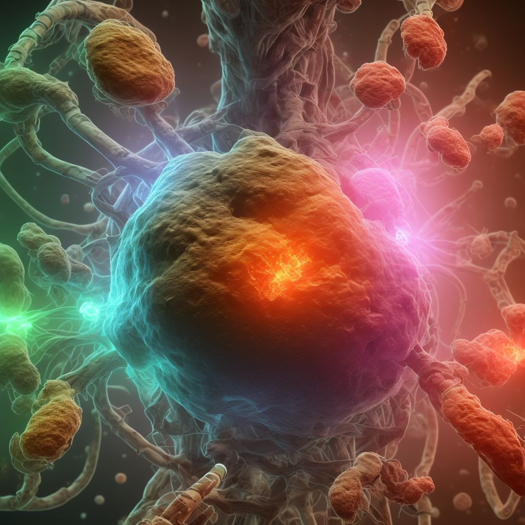 Carcinoma in situ of other specified digestive organs digital illustration