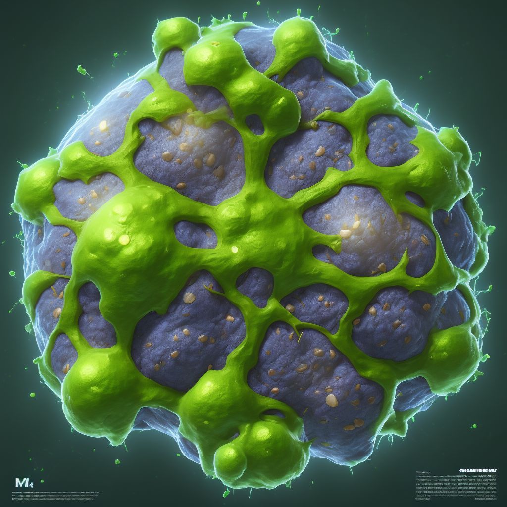 Carcinoma in situ of skin of trunk digital illustration