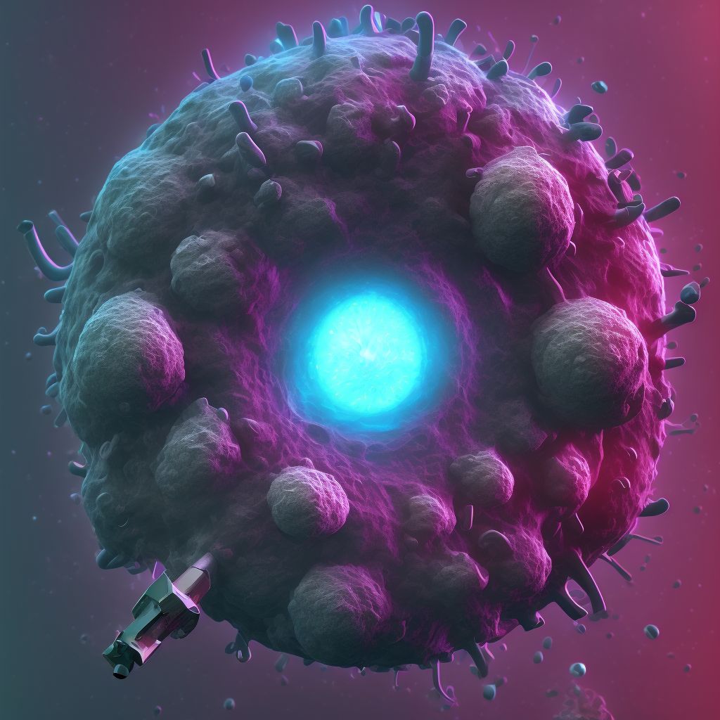 Carcinoma in situ of other parts of cervix digital illustration