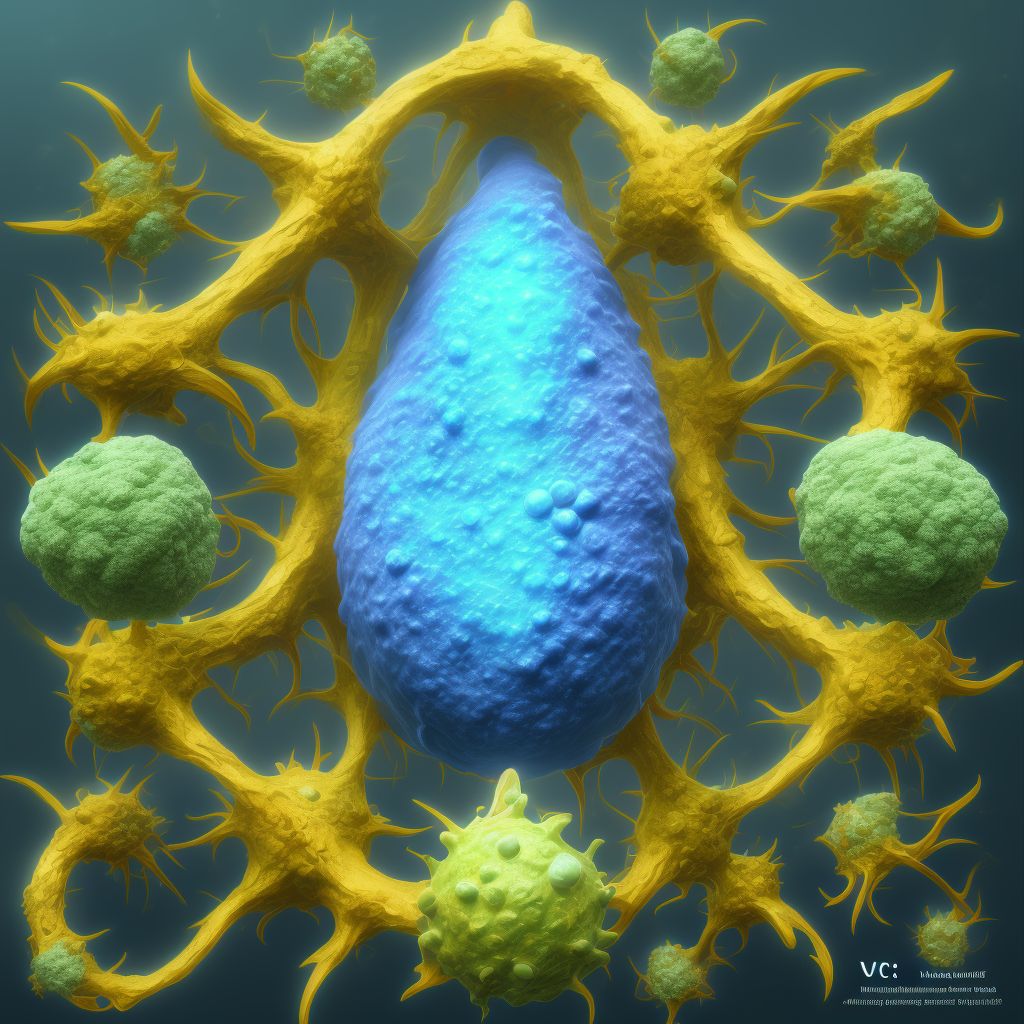 Carcinoma in situ of vulva digital illustration