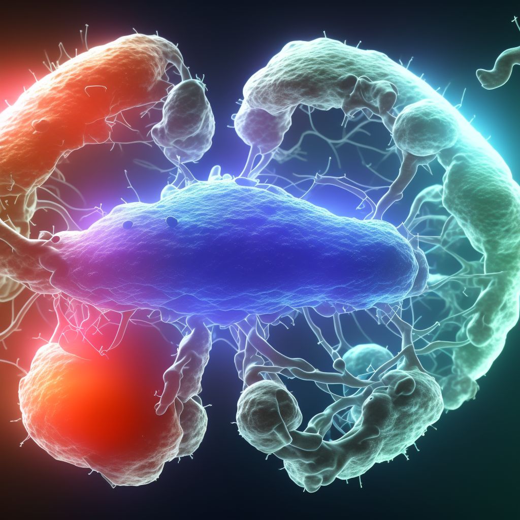 Carcinoma in situ of unspecified male genital organs digital illustration