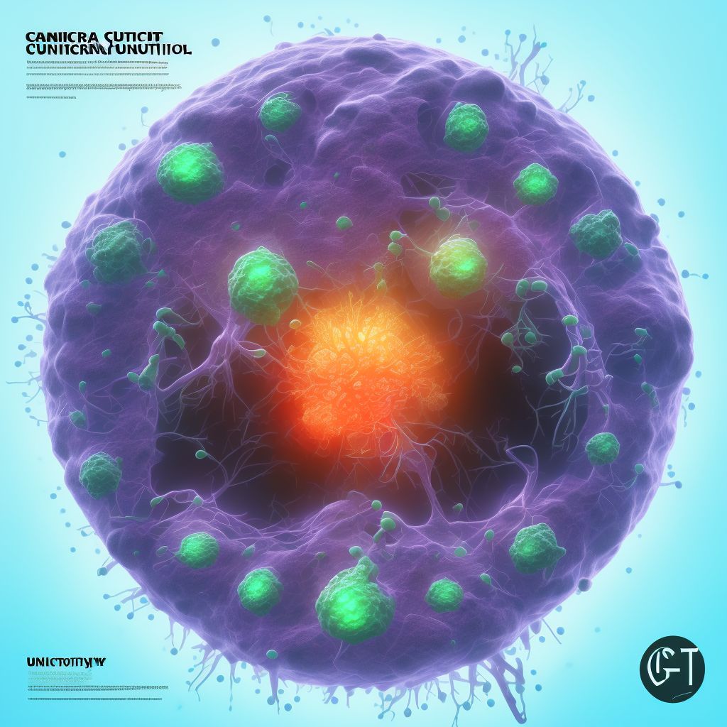 Carcinoma in situ of unspecified urinary organ digital illustration