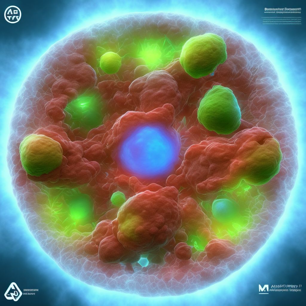 Benign neoplasm of rectum digital illustration