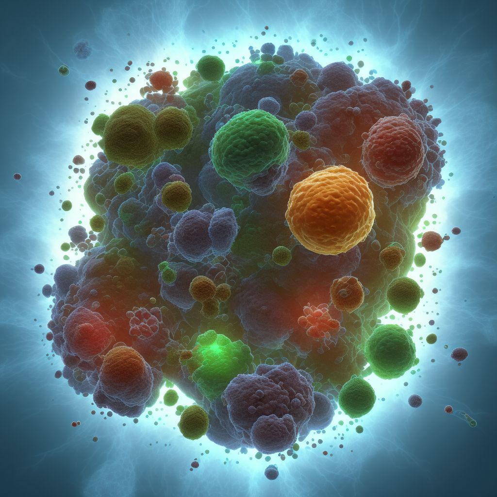 Benign neoplasm of ill-defined sites within the digestive system digital illustration