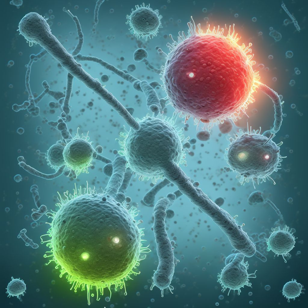 Benign lipomatous neoplasm of skin and subcutaneous tissue of left leg digital illustration