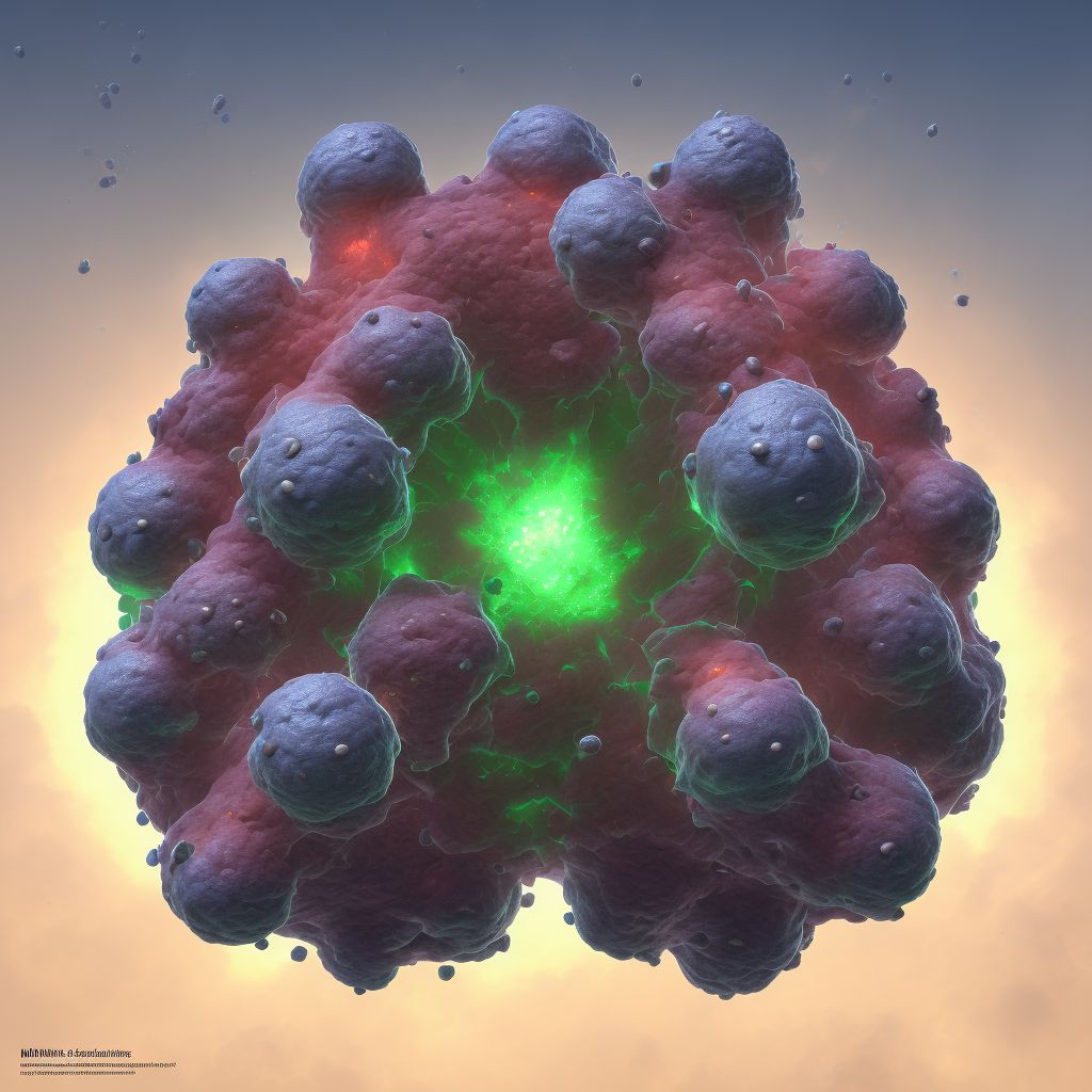 Hemangioma of intra-abdominal structures digital illustration