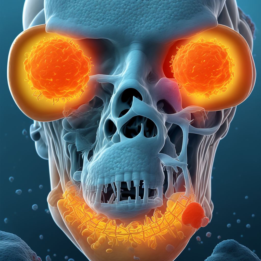 Other benign neoplasm of skin of unspecified ear and external auricular canal digital illustration