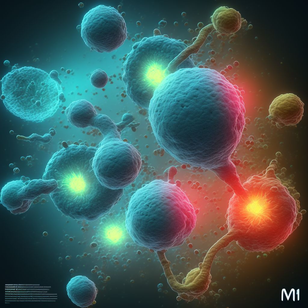 Benign neoplasm of left ovary digital illustration