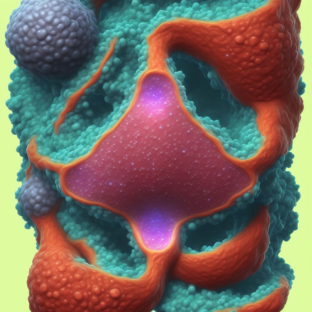 Benign neoplasm of vulva digital illustration