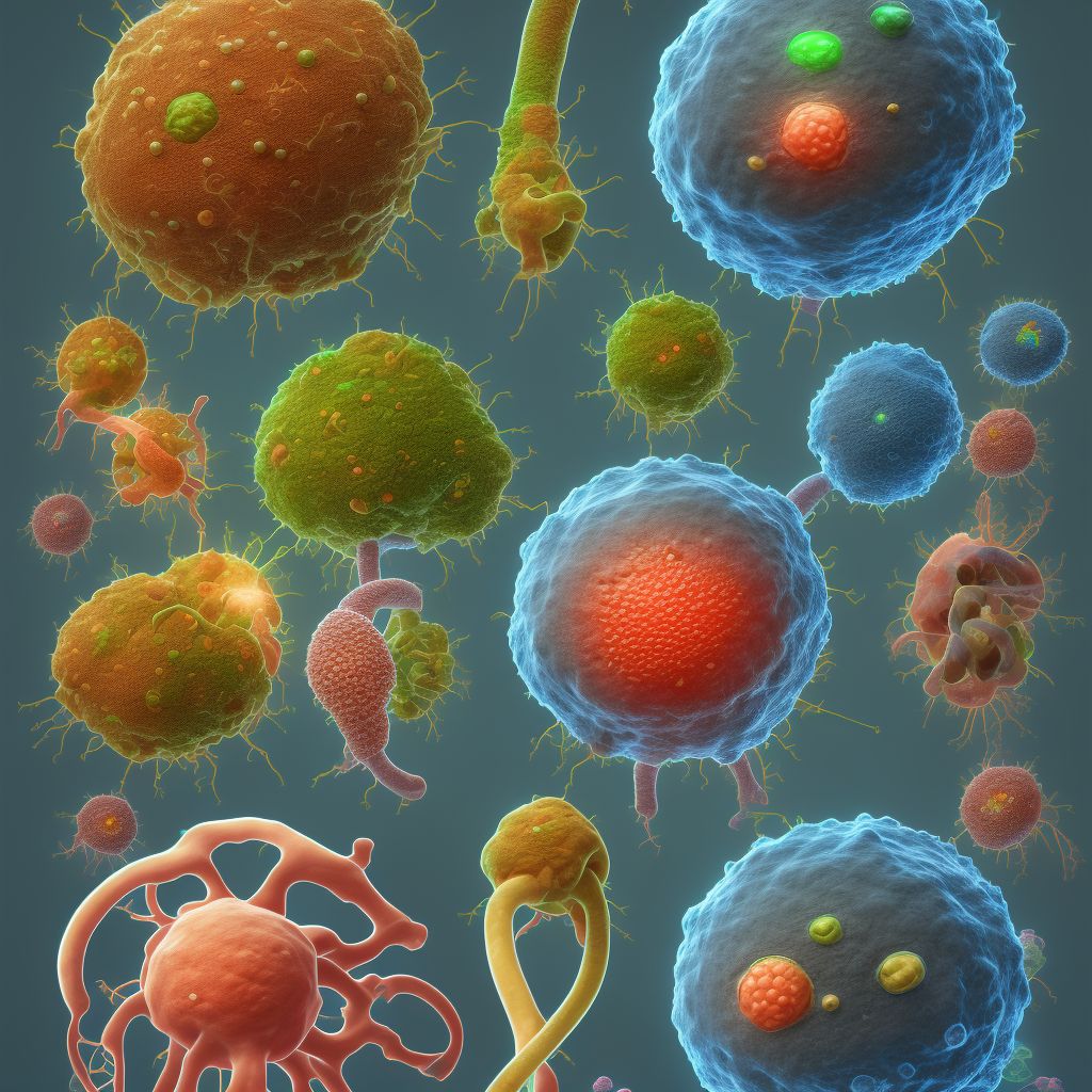 Benign neoplasm of other specified urinary organs digital illustration