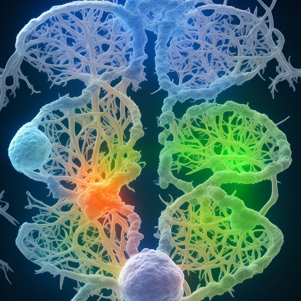 Benign neoplasm of central nervous system, unspecified digital illustration