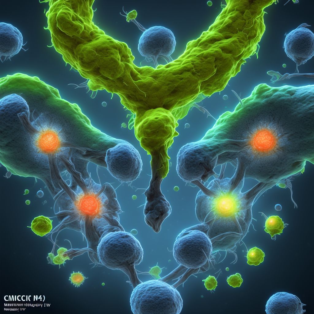 Benign neoplasm of carotid body digital illustration